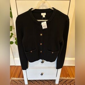 J. Crew Factory women’s XS cotton cardigan sweater lady jacket NWT